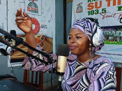 Nimatou Sanni Ogbon: derrière un micro, il y a le pouvoir de changer des vies