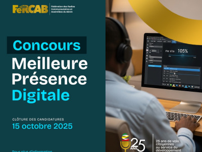 Concours de la meilleure présence digitale des radios communautaires